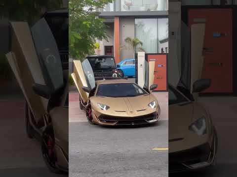 His Lamborghini comes with massage seats to recover from the endless potholes